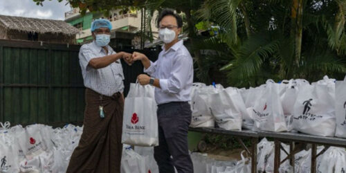(CSR) “We Care” အစီအစဉ်သစ်၏ တစ်စိတ်တစ်ပိုင်းအဖြစ် လှိုင်သာယာမြို့နယ်ရှိ ဒေသခံ ပြည်သူလူထု နှင့် Quarantine Center များသို့ လူမှုအကျိုးပြုလုပ်ငန်းများအတွက် ပံ့ပိုးမှုများပြုလုပ်ခြင်း